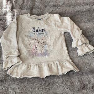 Disney Ruffle Hem & Sleeve Sweatshirt